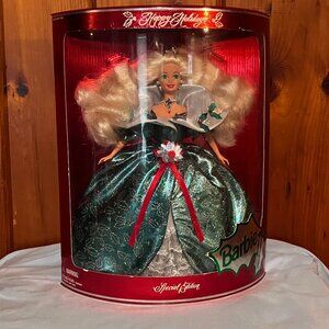 Happy Holidays Barbie 1995 NIB